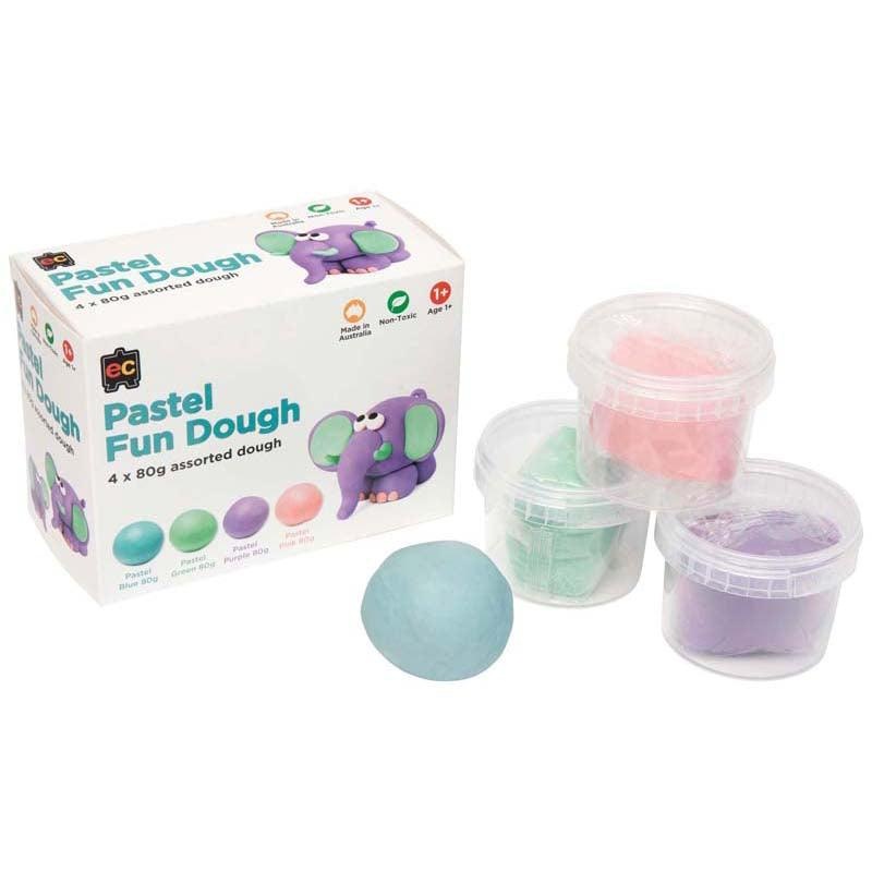 EC Fun Dough Pastel Set 4 X 80gm