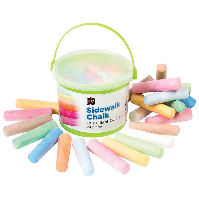 EC Sidewalk Chalk Bucket 24