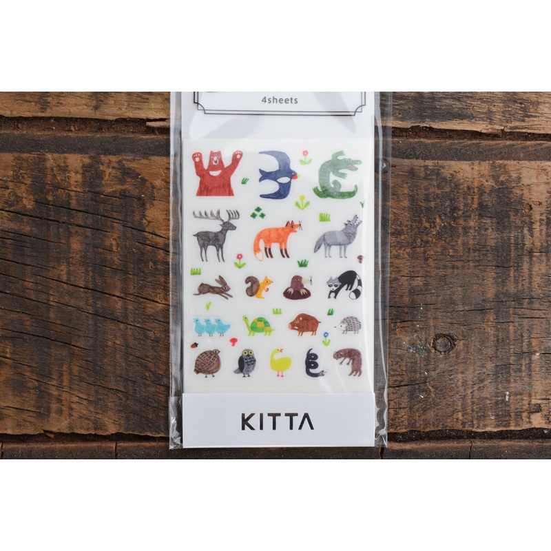 Kitta Portable Washi Tape – Seal – Forest Animals