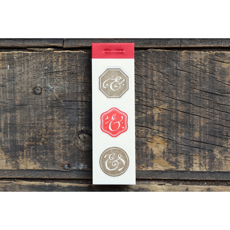 OURS x Hank Ampersand Letterpress Label Book