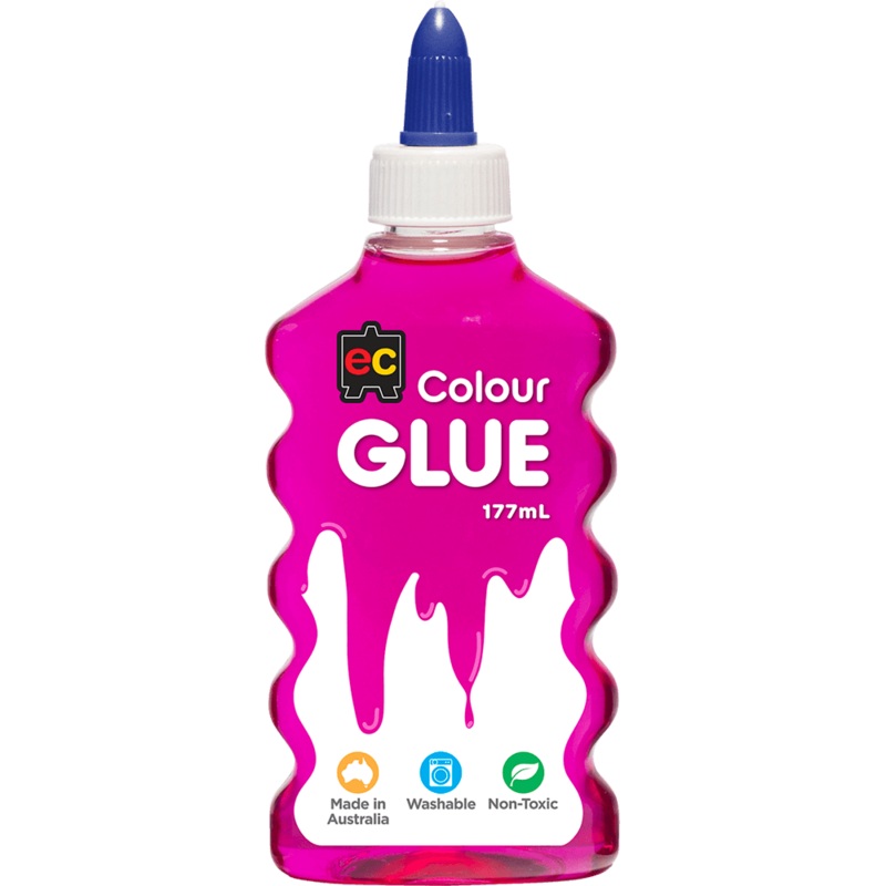 EC Coloured Glue 177ml Magenta