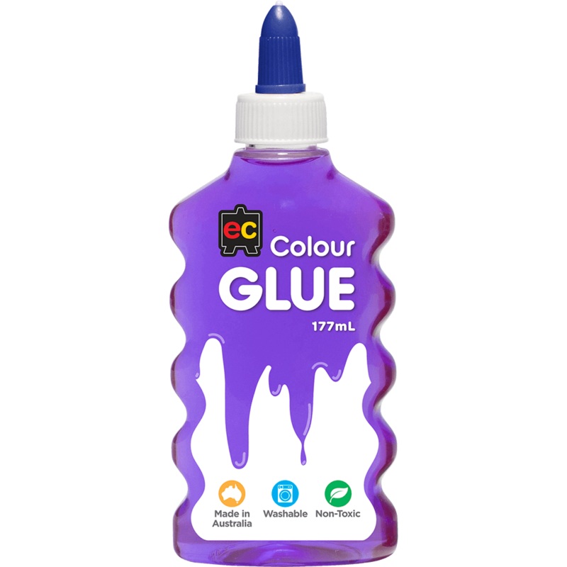 EC Coloured Glue 177ml Purple