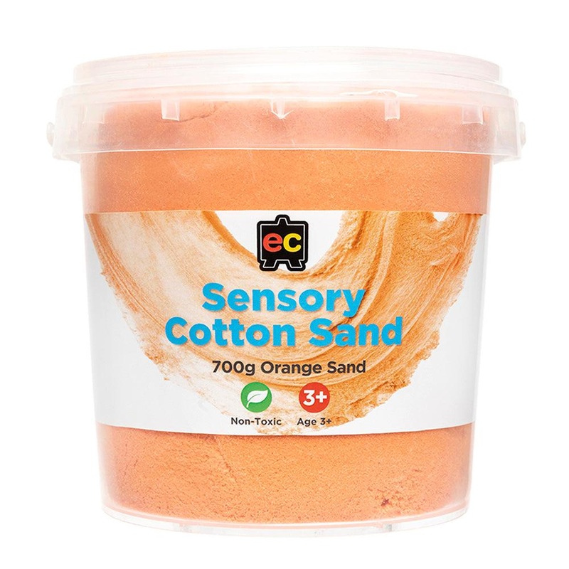 EC Sensory Cotton Sand 700gm Tub Orange