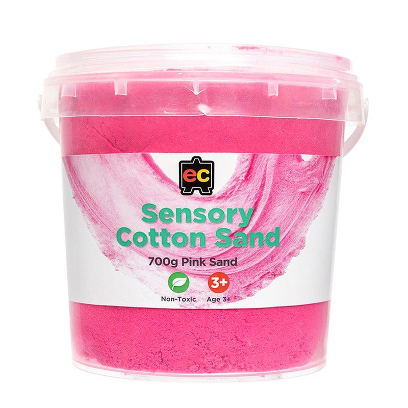 EC Sensory Cotton Sand 700gm Tub Pink