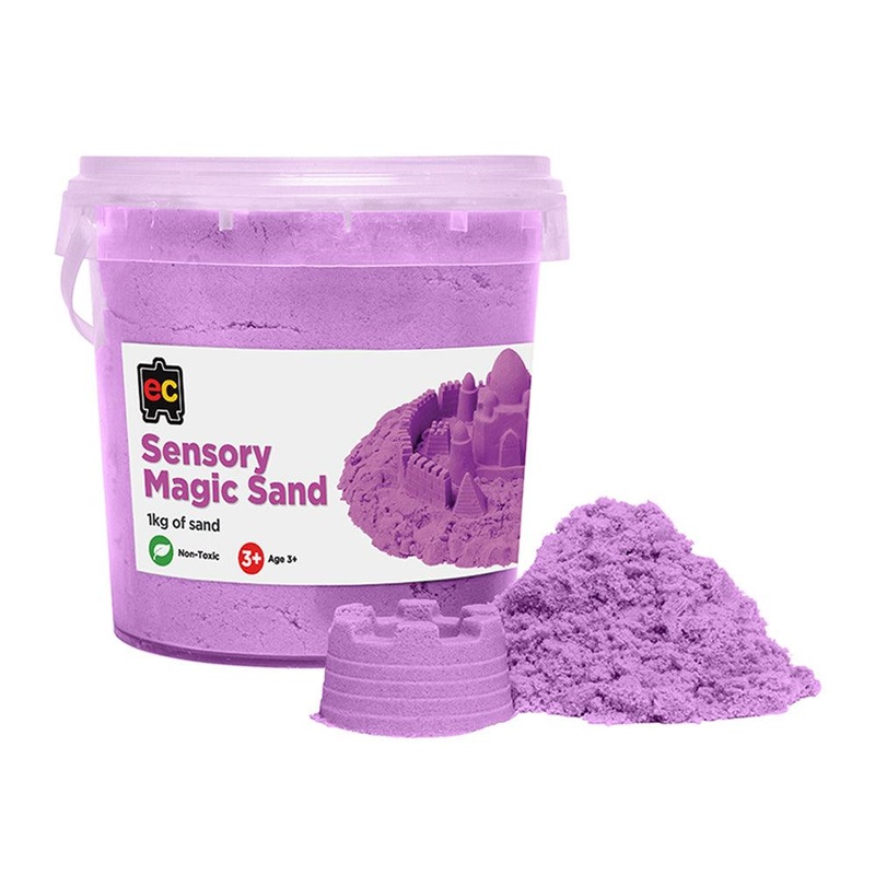 EC Sensory Magic Sand 1kg Tub Purple