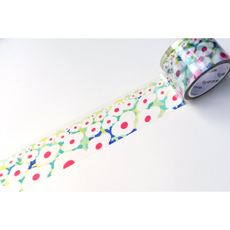 SODA Transparent Masking Tape – 30mm – Flower Garden