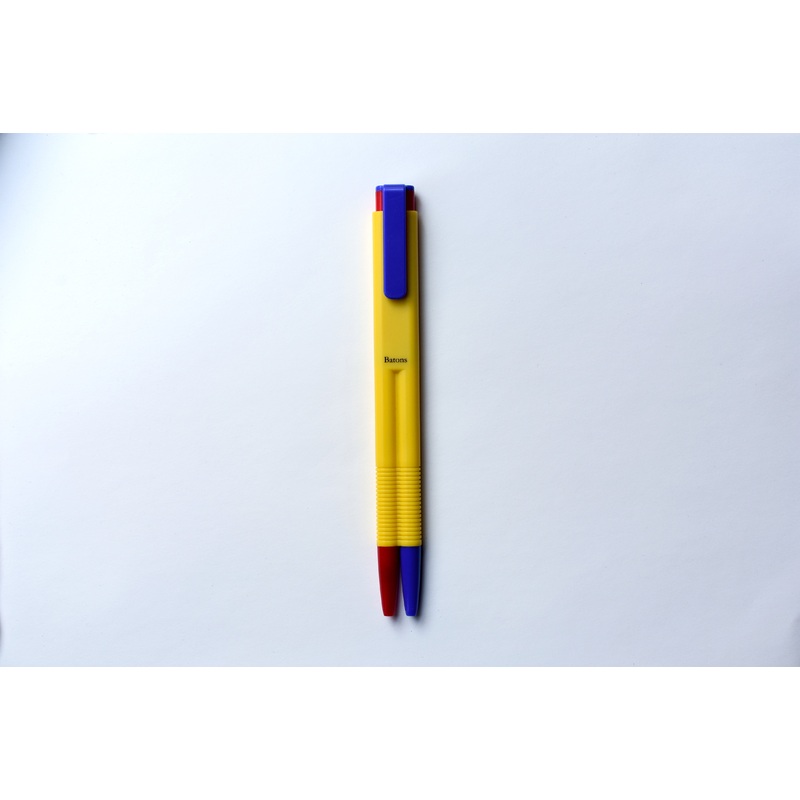 Batons Dual Ballpoint Pen – Yellow