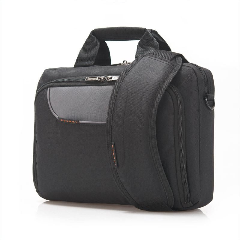 EVERKI Advance Laptop Briefcase Designed to fit up to 11.6-Inch Devices Including iPad/Tablet, Ultrabooks. WIth Built-in Trolley Handle Pass Through Strap & Two-way Adjustable Shoulder Strap