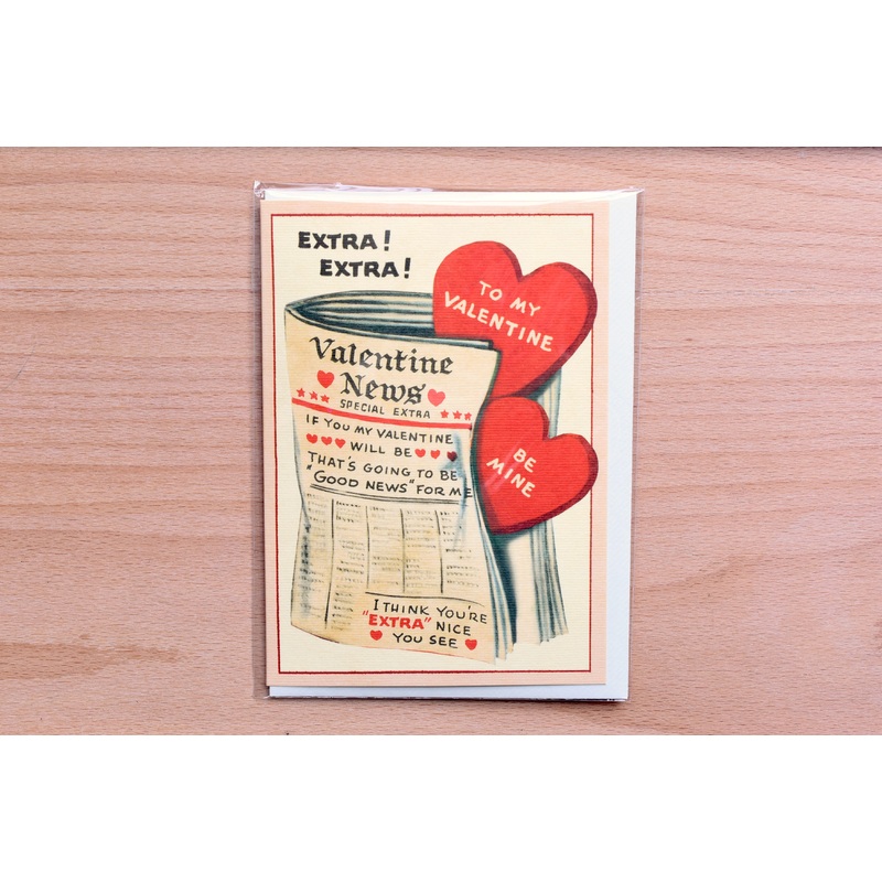 Extra Extra Valentine’s Day Greeting Card