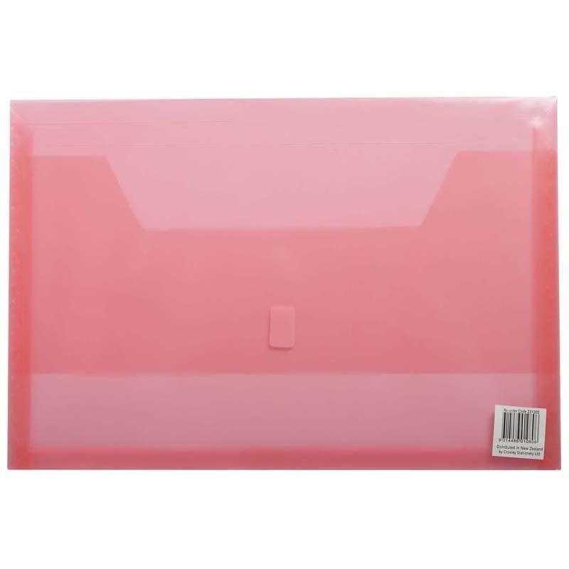 FM Wallet Polywally 325F Pink Transparent