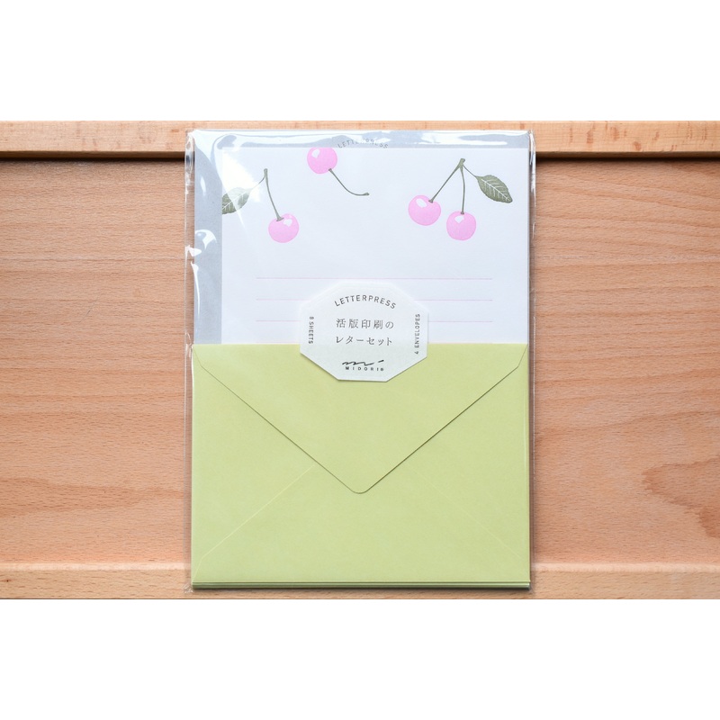 Letterpress Letter Set – Cherry