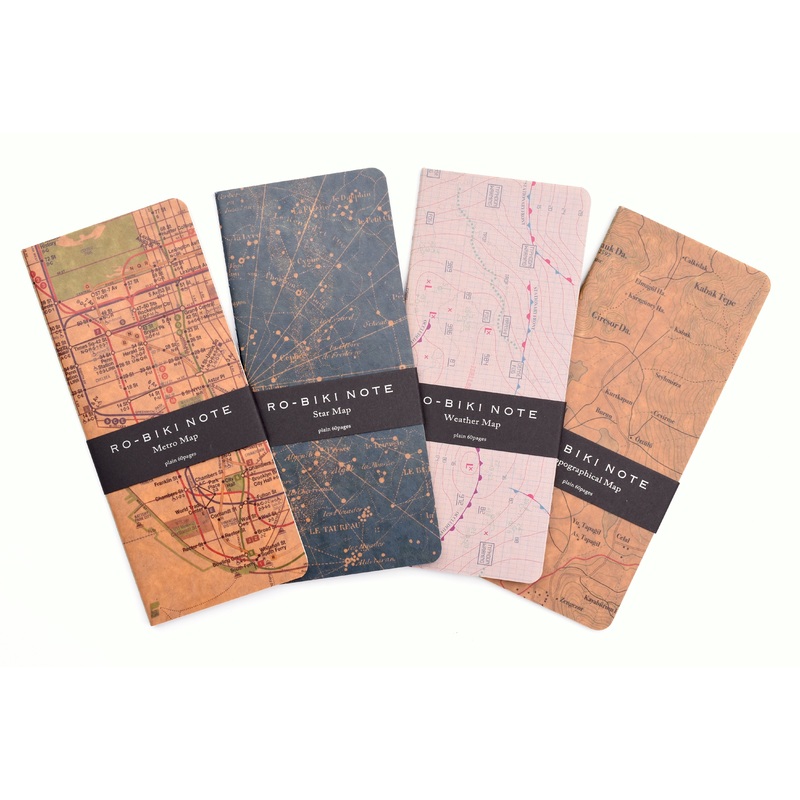 Yamamoto Paper Ro-Biki Note – Map Series