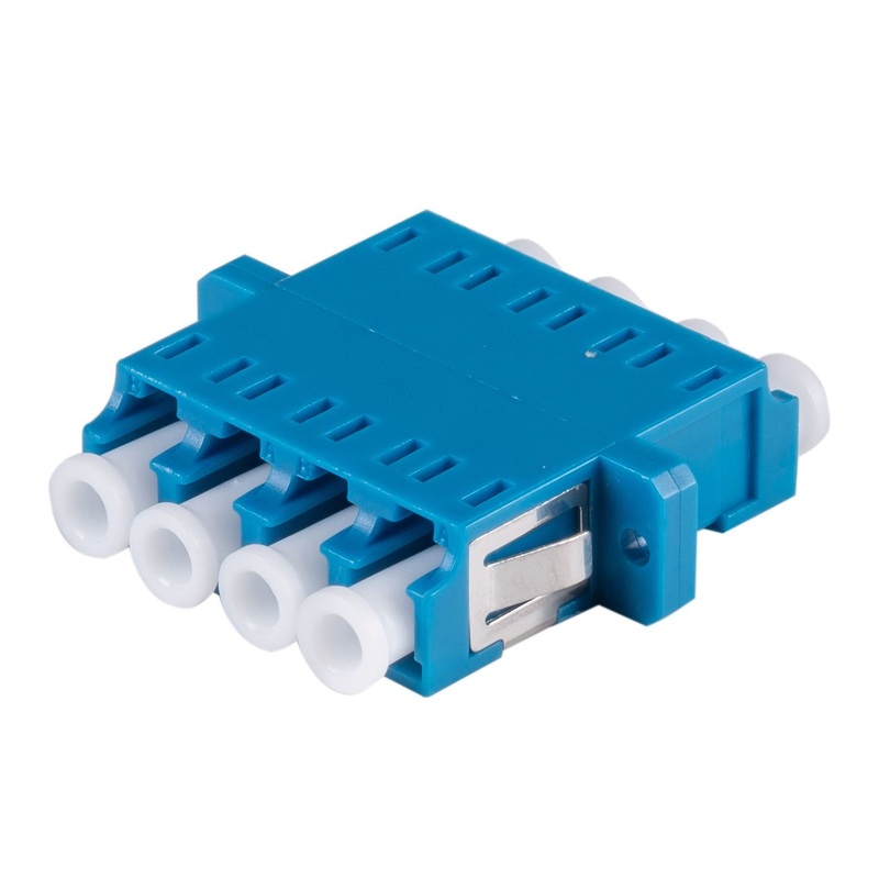 DYNAMIX Fibre LC/LC Quad Single- mode Joiner, Ceramic sleeve, Blue colour