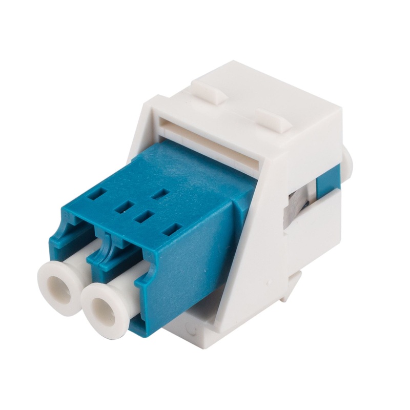 DYNAMIX LC Duplex Single-mode Slimline Keystone Face Plate Adapter