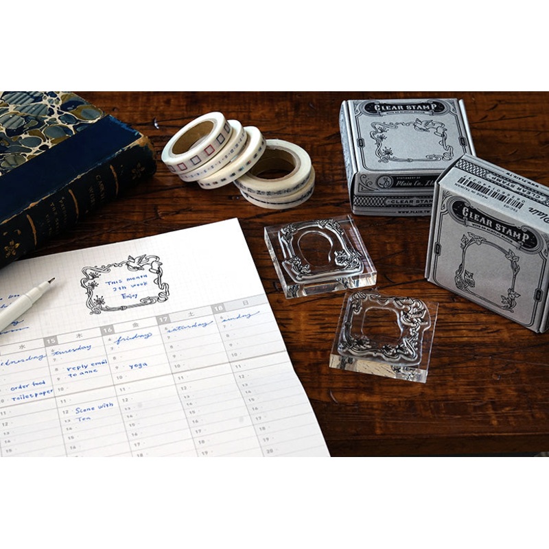 Plain Stationery Clear Stamp – Decorative Frames