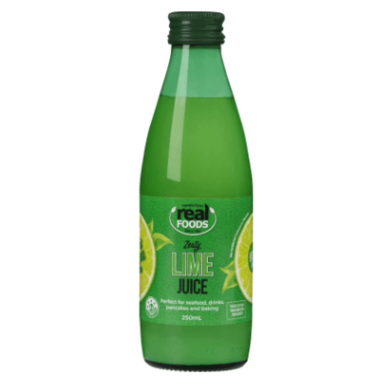 Real Foods Zesty Lime Juice 250ml