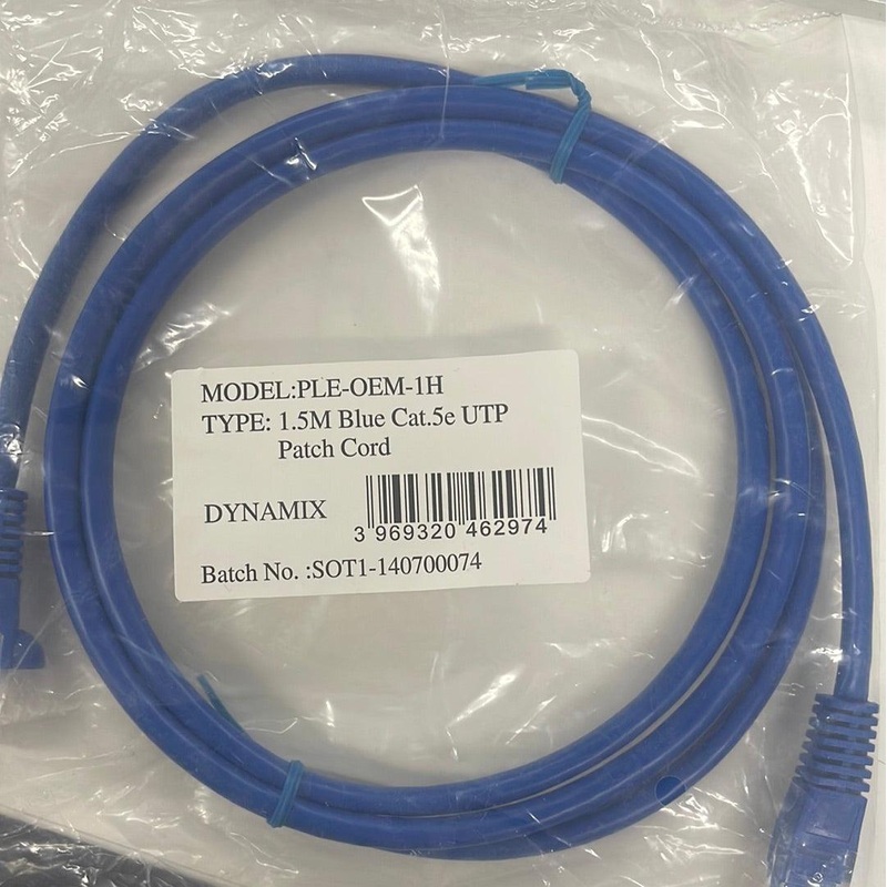 1.5M Blue Cat.5e UTP Patch Cord