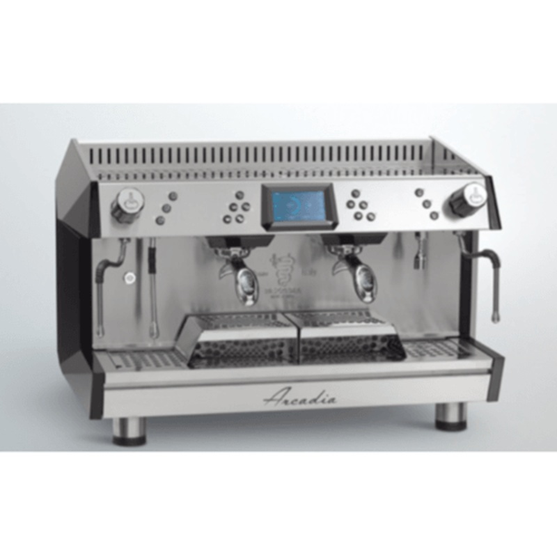 Professional Espresso coffee machine SS 2 Group PID with display – ARCADIA-G2DP