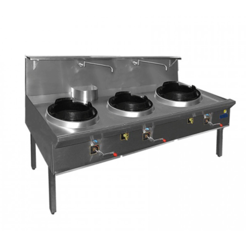 Triple Waterless Natural Gas Wok