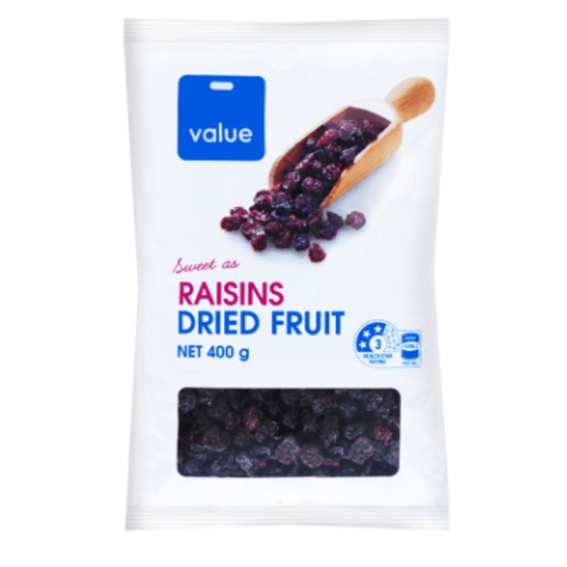 Value Raisins 400g