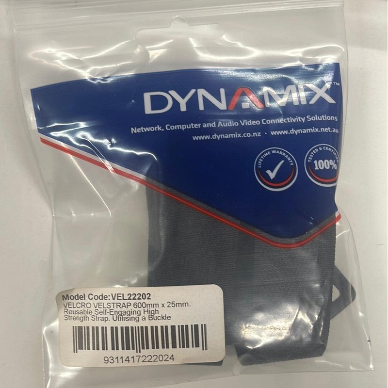 Velcro Strap 600mm x 25mm Reusable Self Engaging High Strength