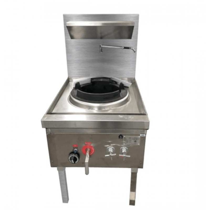 WW-1N Stainless Steel Waterless Nature Gas Single Wok
