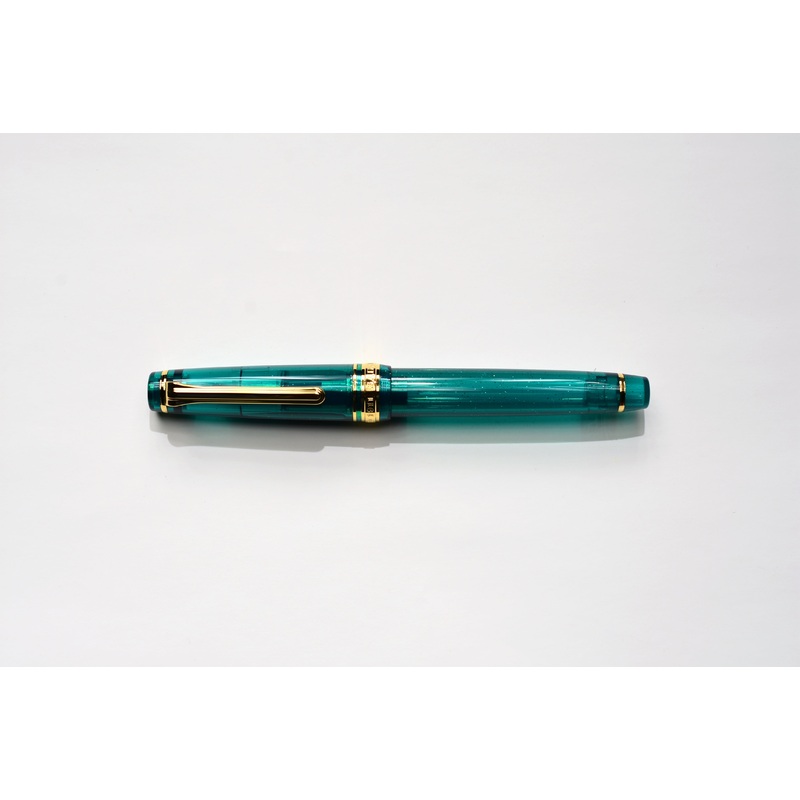 Sailor Pro Gear Slim – Blue Green Nebula