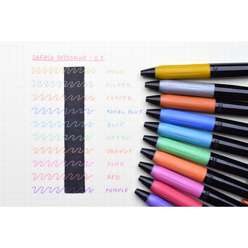 SARASA Clip Decoshine Color – 0.5mm