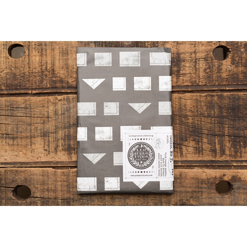 LCN Outline Mounted Rubber Stamp Set No. 2