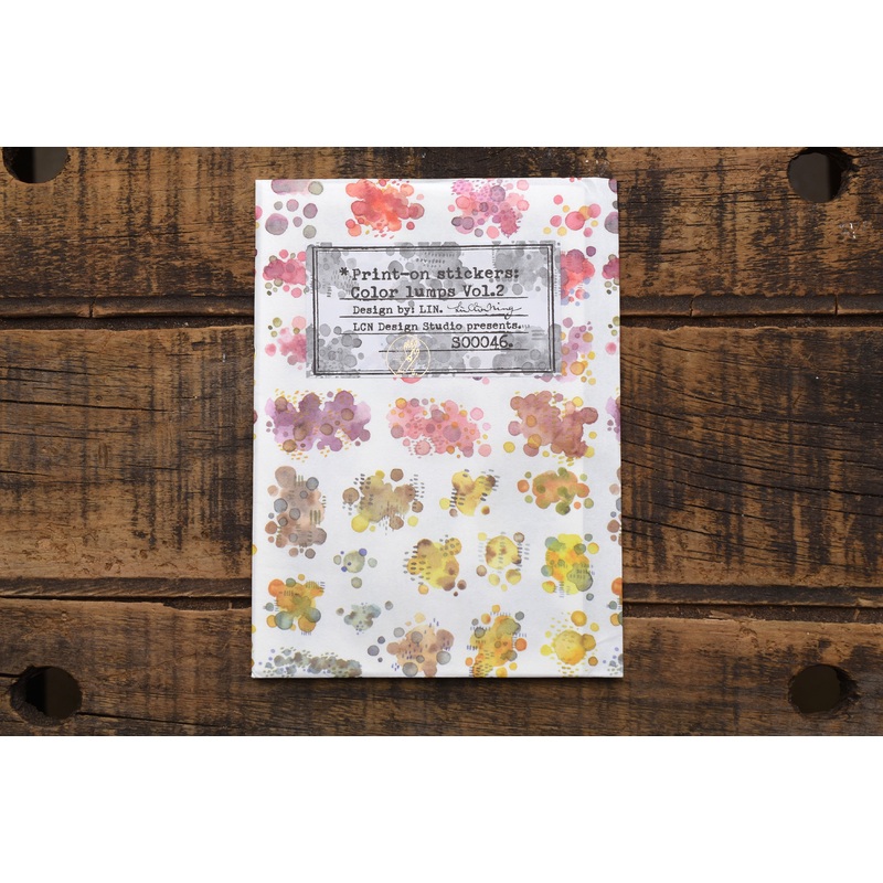LCN Print On Stickers – Color Lumps Vol. 2