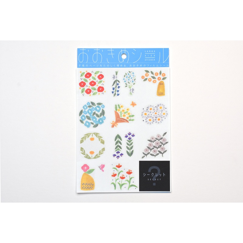 Hitotoki Large Size Sticker Sheet – Bouquet