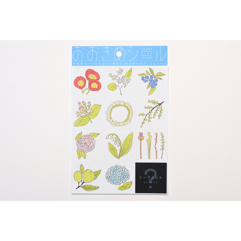 Hitotoki Large Size Sticker Sheet – Flower
