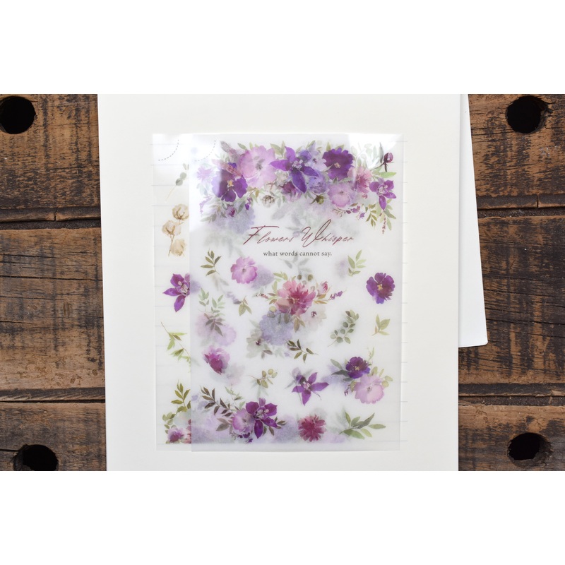 MU Print-On Stickers – Flowers Whisper – #171