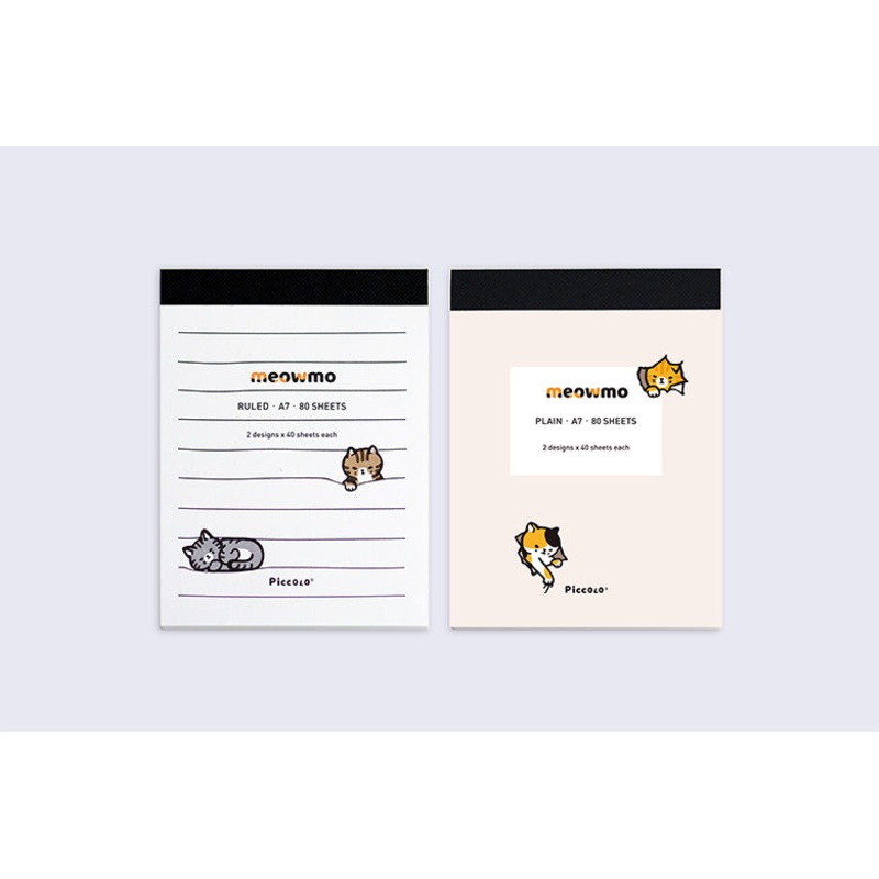 Plain Stationery Meowmo Pad