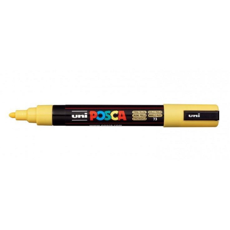 Uni Posca Marker 1.8-2.5mm Med Bullet Straw Yellow PC-5M