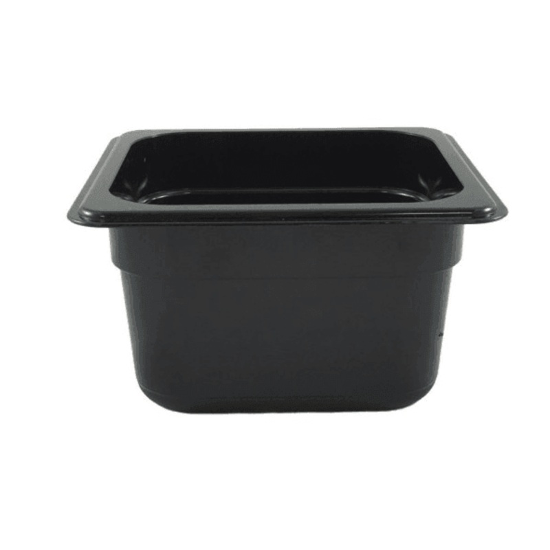 Black Poly 1/6 Gastronorm Pan