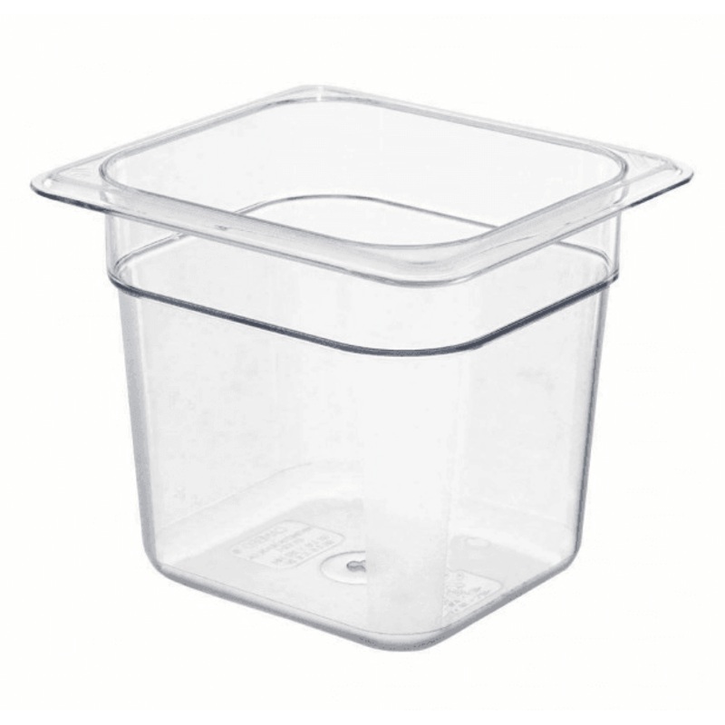 Clear Poly 1/6 Gastronorm Pan