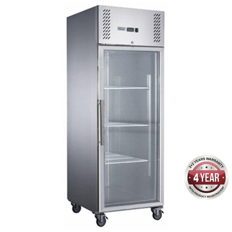 Full Glass Door Upright Fridge  XURC600G1V