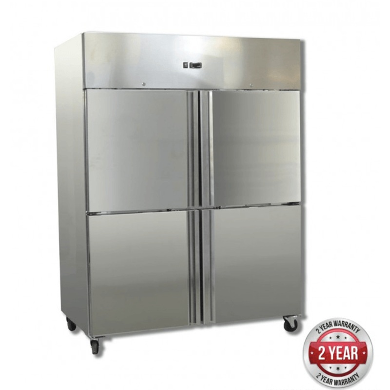 GRAND ULTRA Four 2/1 S/S Door Upright Fridge