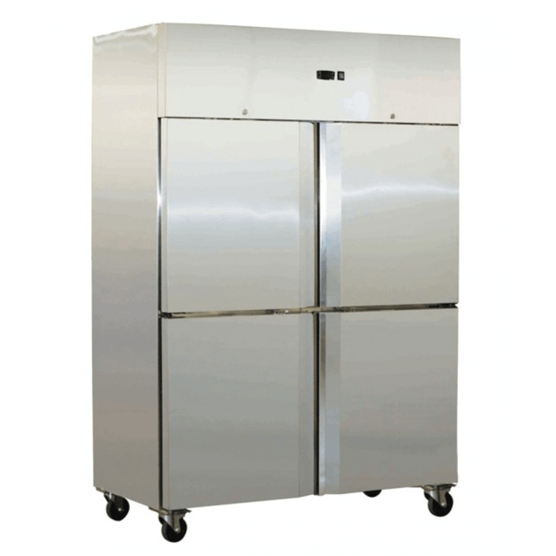 Grand Ultra Split 4 Door Upright S/S Fridge 1000L