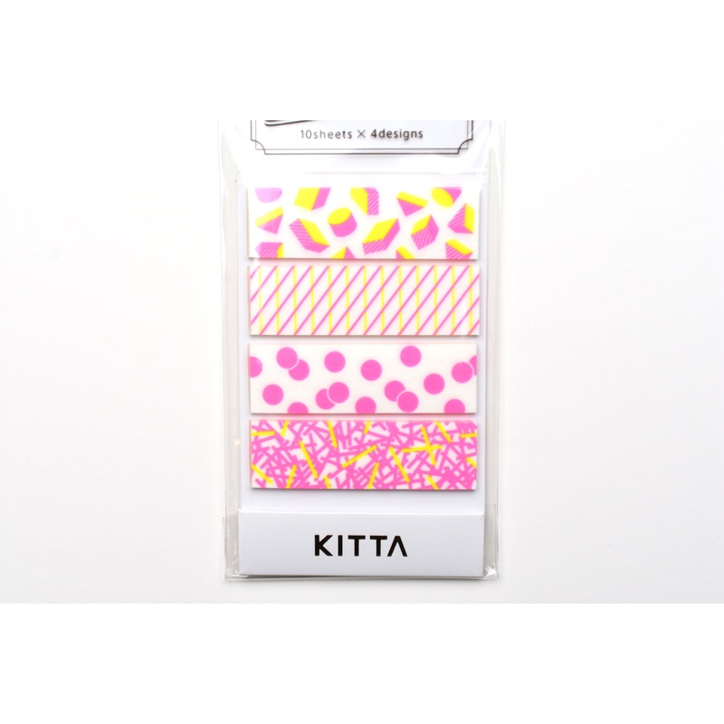 Kitta Portable Washi Tape – Fluorescent – Graphic