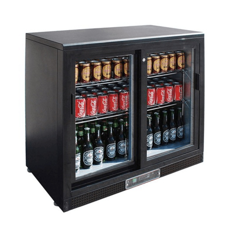 SC248SD Double Sliding Door Drink Cooler