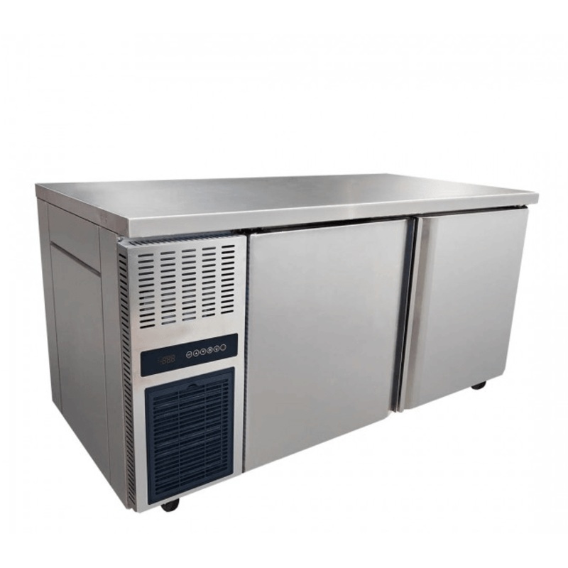Stainless Steel Double Door Workbench Fridge – TL1500TN