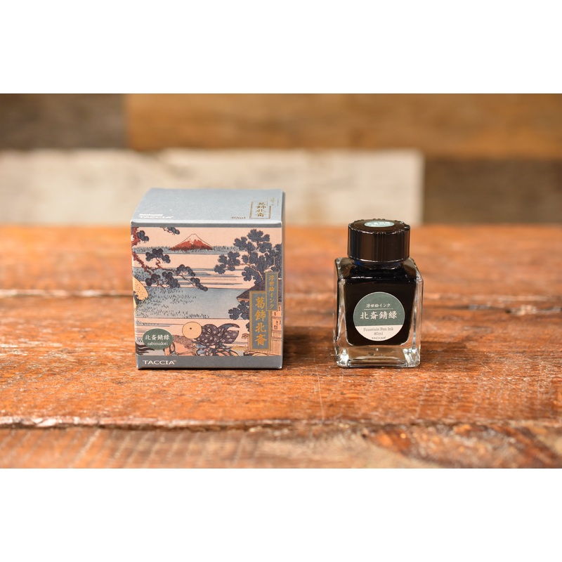Taccia Ukiyo-e – Hokusai – Sabimidori (Rust Green)