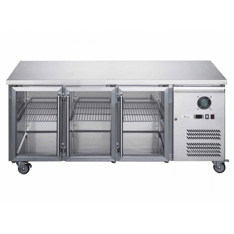 Three Glass Door Bench Fridge – XUB7C18G3V