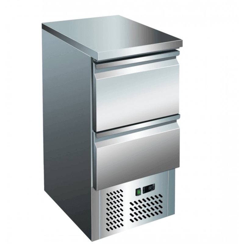 2 Drawers S/S Workbench Fridge – GNS400-2D
