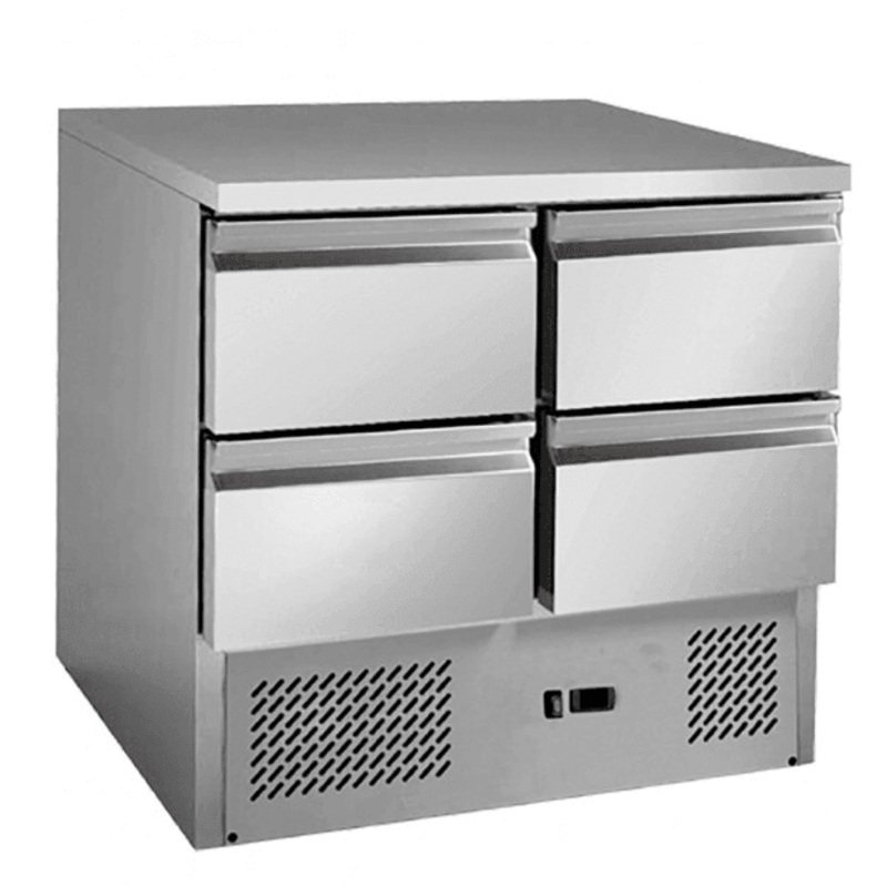 4 drawers S/S benchtop fridge – GNS900-4D