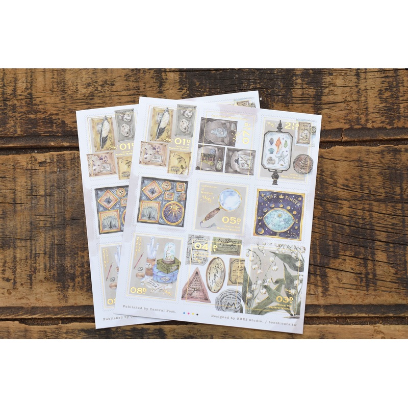 OURS x Hank Collection of Museum Stamp Stickers