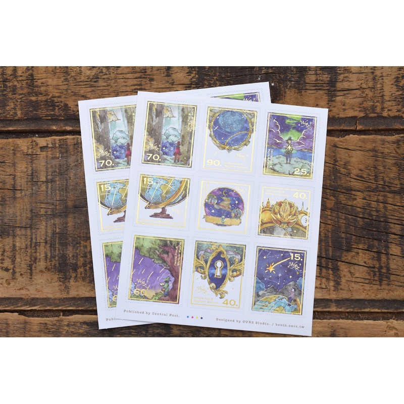 OURS x Koopa Wayfarer Stamp Stickers