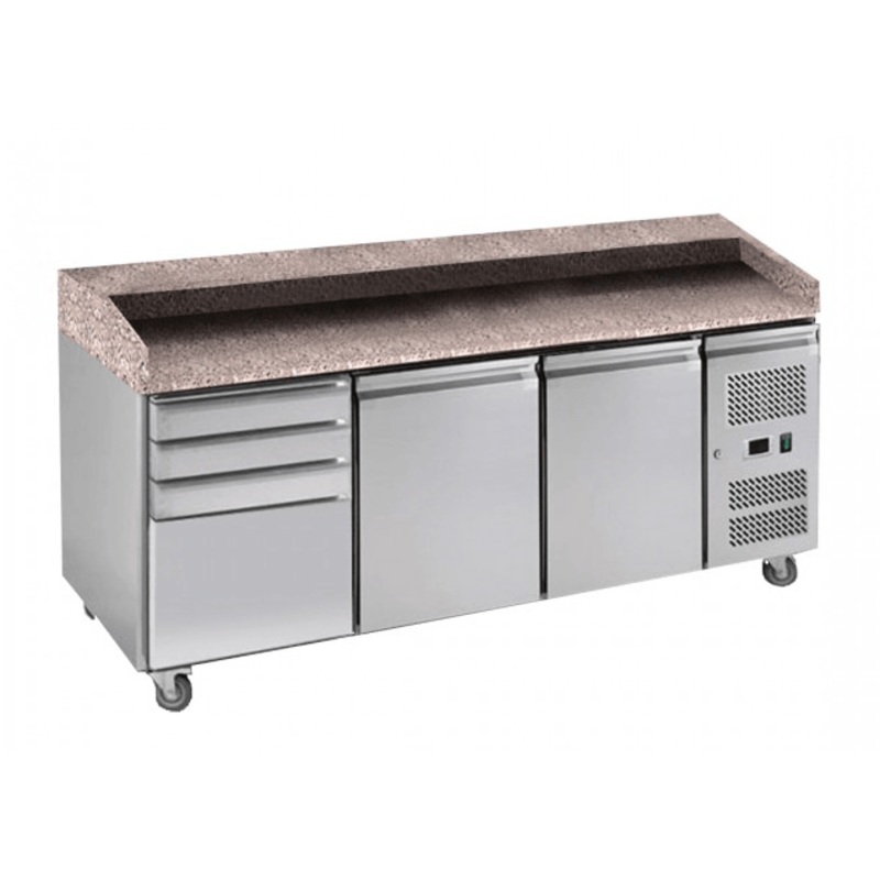PZ2610TN 2 Door with 4-drawers Marble Benchtop